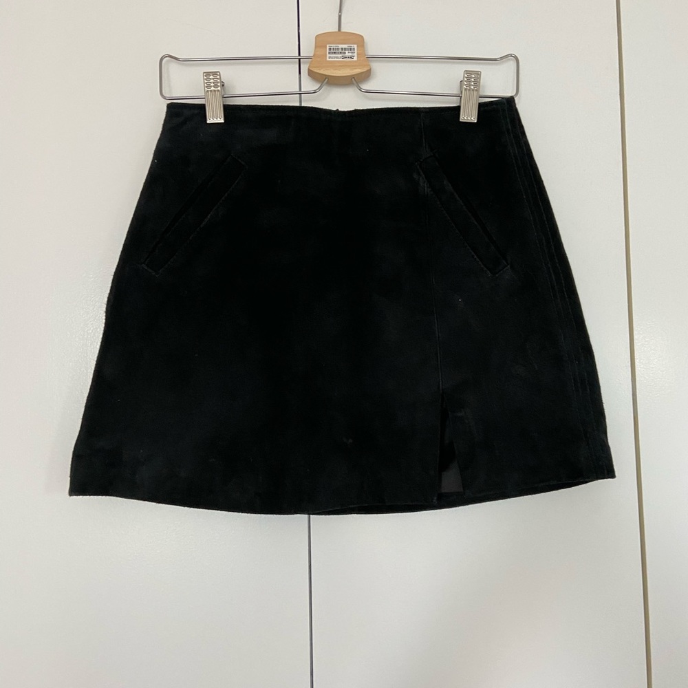 Suede Mini skirt